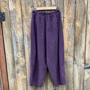 Elegant Purple Women's Trousers